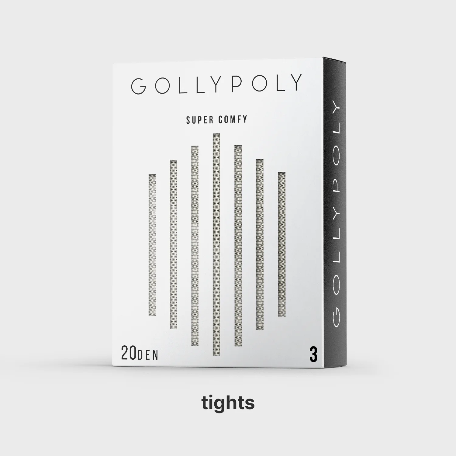 Projekty opakowań rajstop dla marki Gollypoly